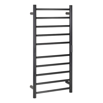Elektrischer Handtuchwärmer 45x96 cm 130 W Edelstahl/Schwarz
