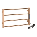 Elektrischer Handtuchwärmer 56x37 63W Edelstahl/kupferfarben