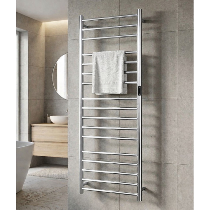 Elektrischer Handtuchwärmer 60x168 cm 285W Edelstahl