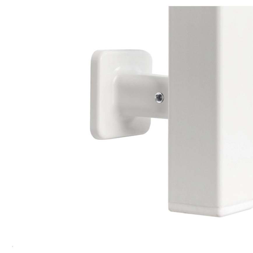 Elektrischer Handtuchwärmer LARGO, 168 W, 80 × 50 cm, mit Thermostat, weiß, rechts