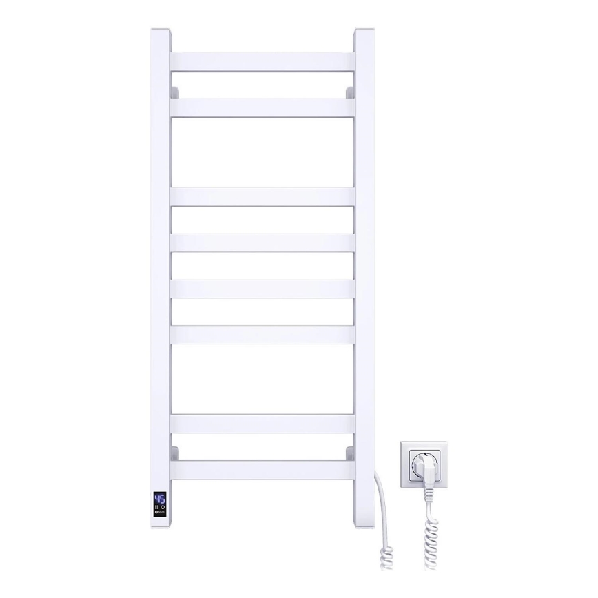 Elektrischer Handtuchwärmer mit Thermostat AVANGARD 105 W 80x36 cm weiß rechts