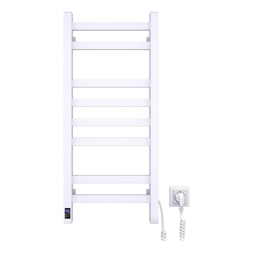Elektrischer Handtuchwärmer mit Thermostat AVANGARD 105W 80x36 cm, weiß, rechts
