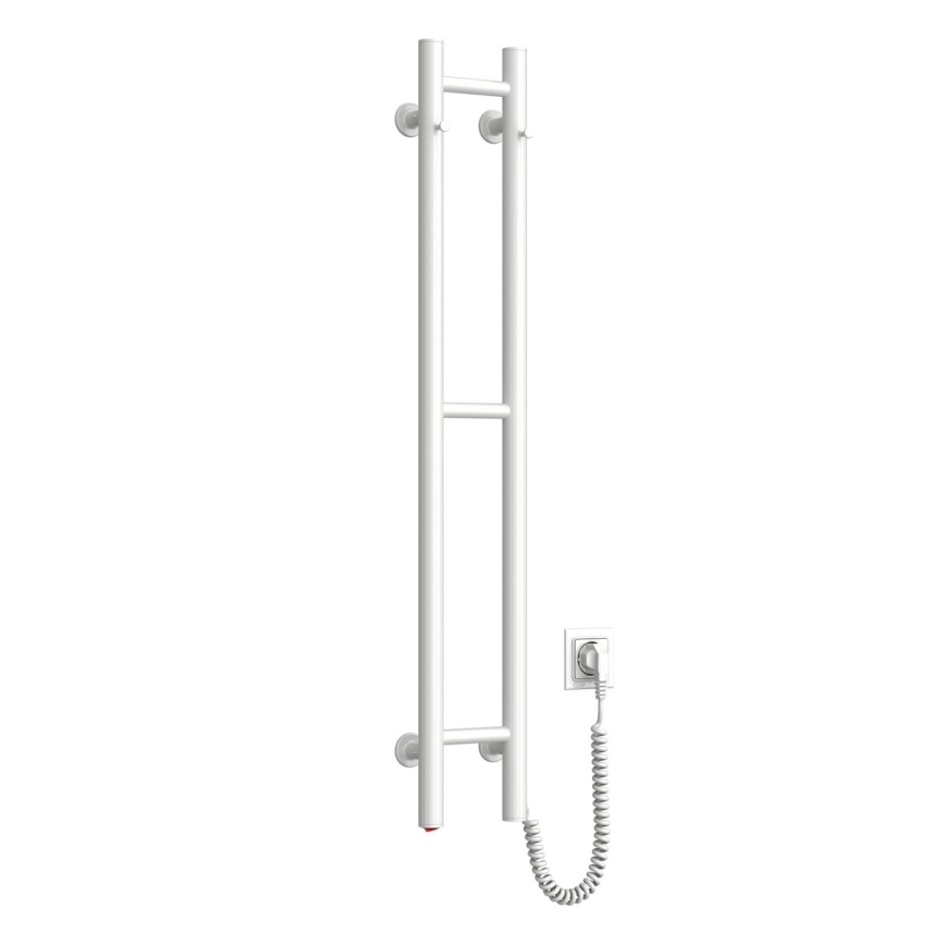 Elektrischer Handtuchwärmer SILOUETTE 46W 100x16 cm  weiß rechts