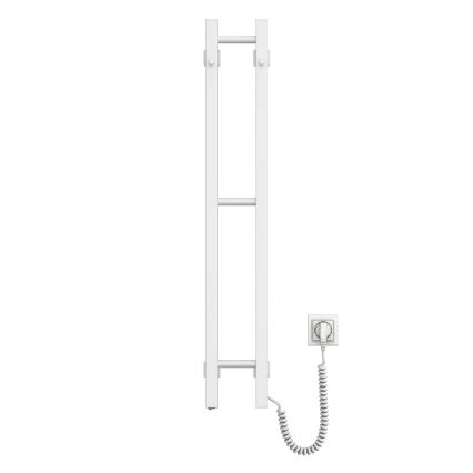Elektrischer Handtuchwärmer SILOUETTE 59W 101x16 cm weiß rechts