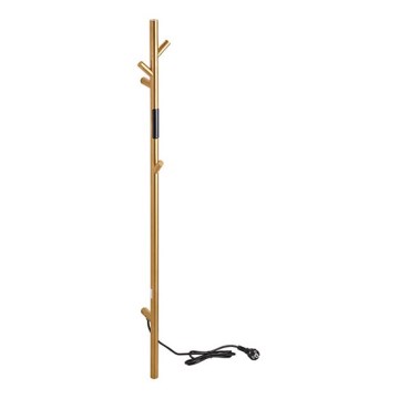 Elektrischer Stangen-Handtuchwärmer 118 cm, 30 W, goldfarben