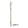 Elektrischer Stangen-Handtuchwärmer 118 cm, 30 W, goldfarben