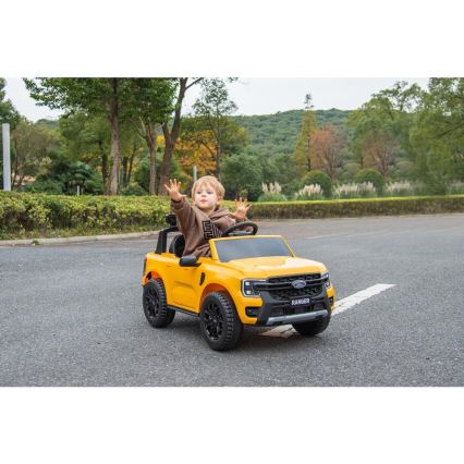 Elektrisches Kinderauto Ford Ranger 60W/4500 mAh Gelb