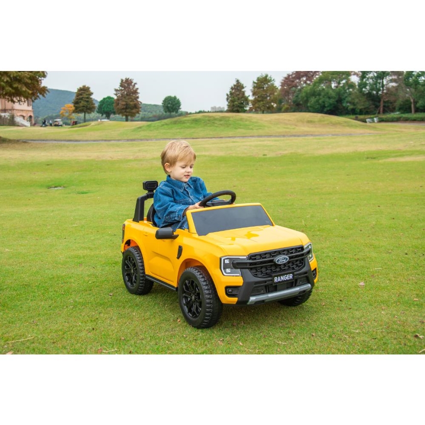 Elektrisches Kinderauto Ford Ranger 60W/4500 mAh Gelb