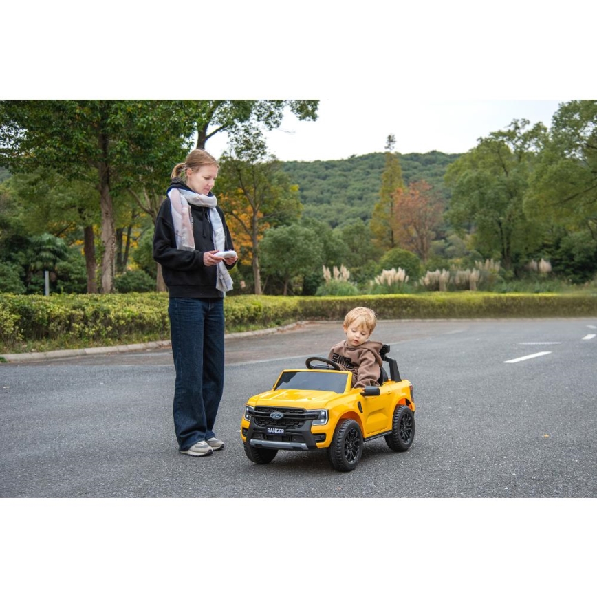 Elektrisches Kinderauto Ford Ranger 60W/4500 mAh Gelb