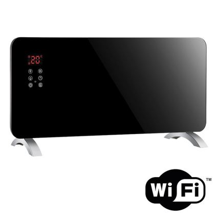 Elektrisches Konvektorheizgerät 1000/2000W LCD/Timer/Thermostat IP24 Wi-Fi