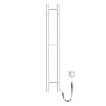 Elektro-Handtuchhalter SILOUETTE 187W/230V 101,1 cm IP44 weiß rechts rund