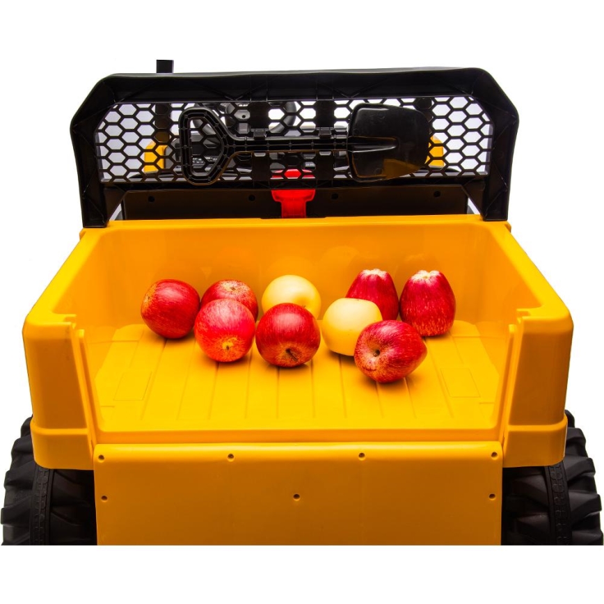 Elektroauto CAT 60W/7500 mAh gelb/schwarz + Fernbedienung