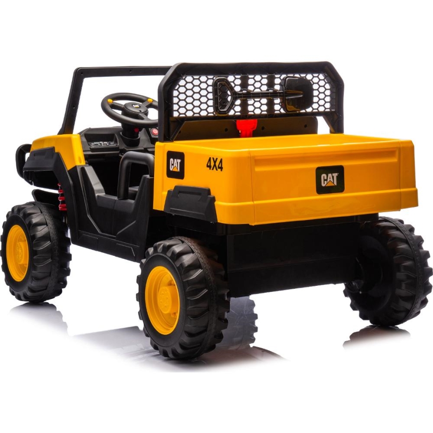 Elektroauto CAT 60W/7500 mAh gelb/schwarz + Fernbedienung