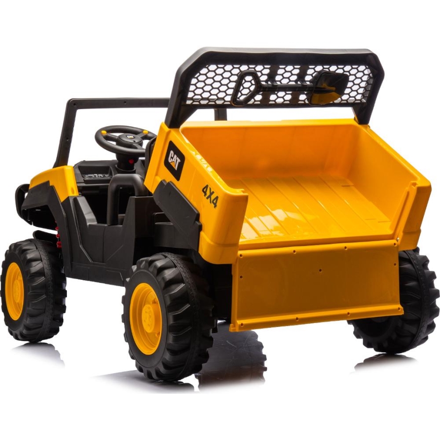 Elektroauto CAT 60W/7500 mAh gelb/schwarz + Fernbedienung