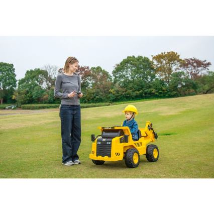 Elektrisches Kinderauto CAT Radlader 60W/4500 mAh Gelb/Schwarz