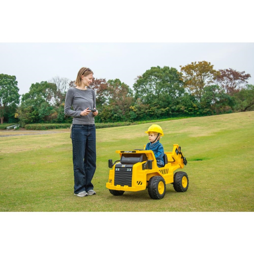 Elektrisches Kinderauto CAT Radlader 60W/4500 mAh Gelb/Schwarz