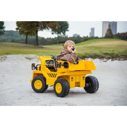 Elektrisches Kinderauto CAT Radlader 60W/4500 mAh Gelb/Schwarz