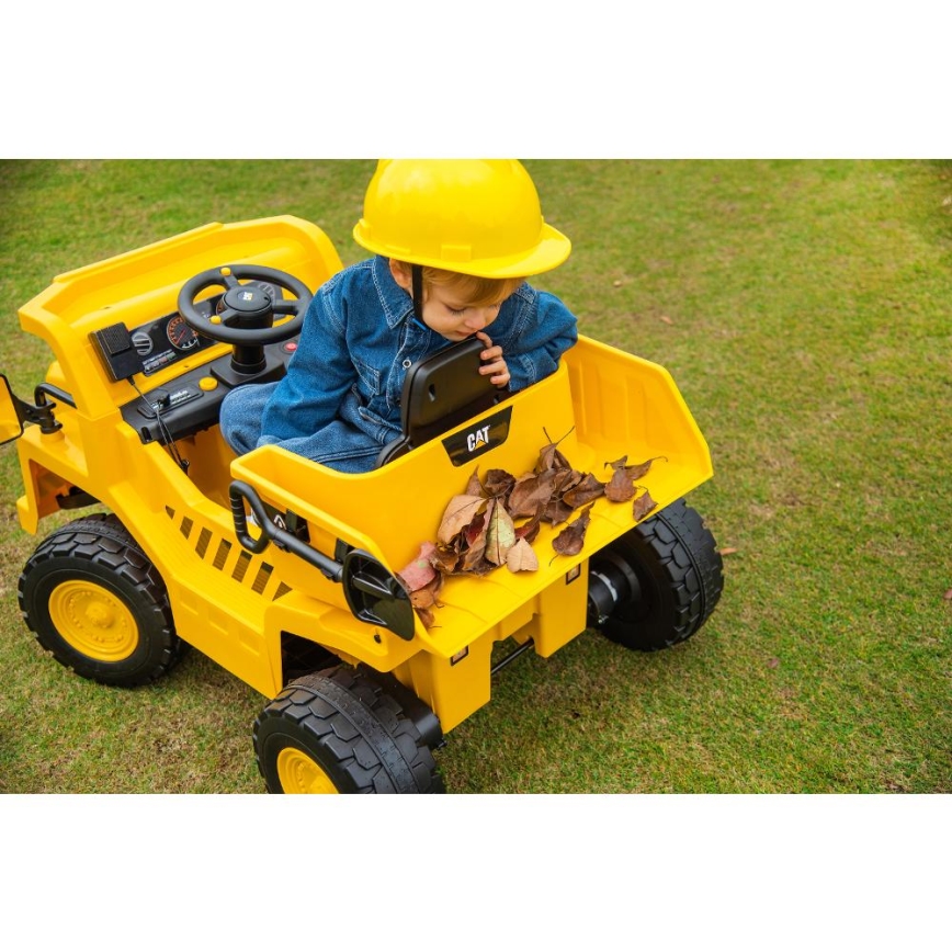 Elektrisches Kinderauto CAT Radlader 60W/4500 mAh Gelb/Schwarz