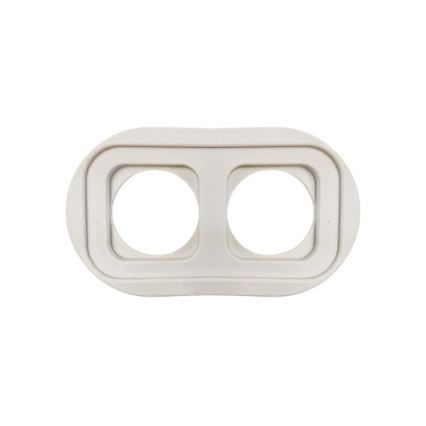 Elhard - Keramischer Retro-Schalter 1-fach und 230-V-Steckdose mit SCHUKO-Rahmen, schwarz