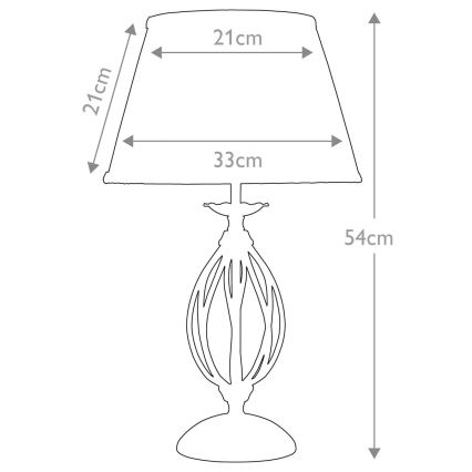 Elstead - Tischleuchte ARTISAN 1xE27/60W/230V bronzen