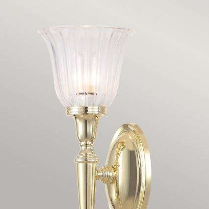 Elstead - LED Badezimmer-Wandleuchte DRYDEN 1xG9/3W/230V IP44 goldfarben