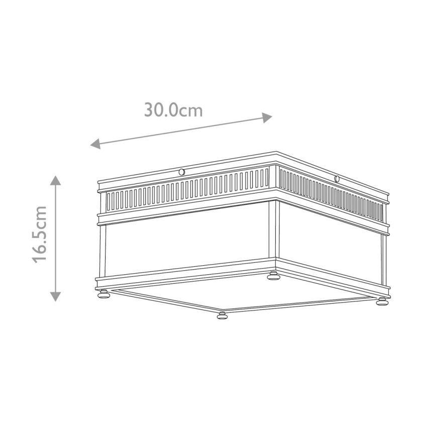 Elstead - Outdoor-Deckenleuchte HOLBORN 2xE27/60W/230V IP44