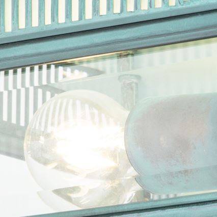 Elstead - Außen-Deckenleuchte HOLBORN 2xE27/60W/230V IP44 türkis