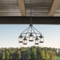 Elstead KL-ASHLANDBAY-5P - Auβen-Kronleuchter ASHLAND 5xE27/60W/230V IP44