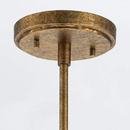 Elstead - Deckenleuchte an Stange KRISTY 1xE27/40W/230V Ø 15,2 cm kupferfarben