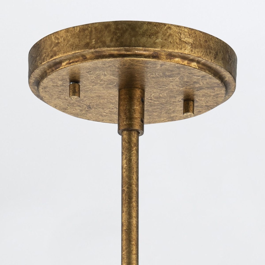 Elstead - Deckenleuchte an Stange KRISTY 1xE27/40W/230V Ø 15,2 cm kupferfarben