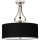 Elstead - LED-Deckenleuchte für Badezimmer an Stange FALMOUTH 1xG9/3W/230V IP44 schwarz/glänzendes Chrom