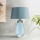 Elstead - LED-Tischleuchte LENA 1xE27/40W/230V + 1xGU10/7W 74 cm blau