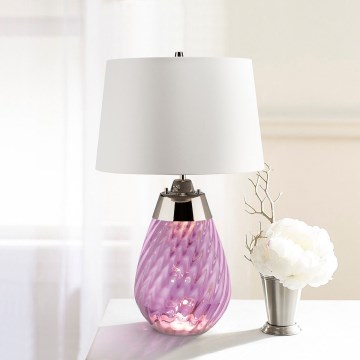 Elstead - LED-Tischleuchte LENA 1xE27/40W/230V + 1xGU10/7W 74 cm rosa