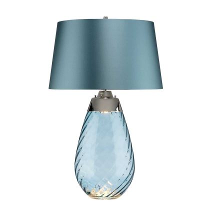 Elstead - LED-Tischleuchte LENA 1xE27/40W/230V + 1xGU10/7W 74 cm blau