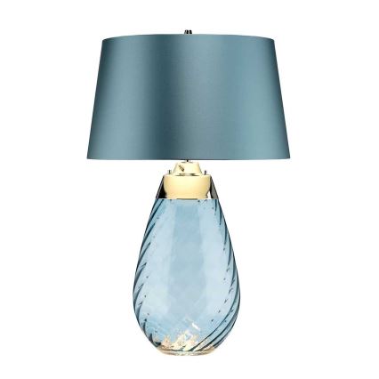 Elstead - LED-Tischleuchte LENA 1xE27/40W/230V + 1xGU10/7W 74 cm blau