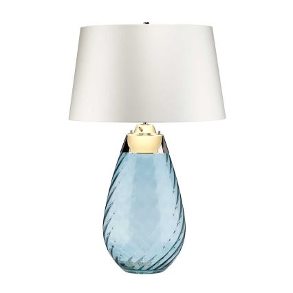 Elstead - LED Tischlampe LENA 1xE27/40W/230V + 1xGU10/7W 74 cm blau/weiß