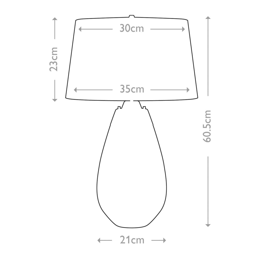 Elstead - LED-Tischleuchte LENA 1xE27/40W/230V + 1xGU10/7W 74 cm rosa