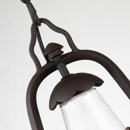 Elstead - MINERS Außen-Pendelleuchte mit Kette, 1x E27/60W/230V, IP44, Bronze