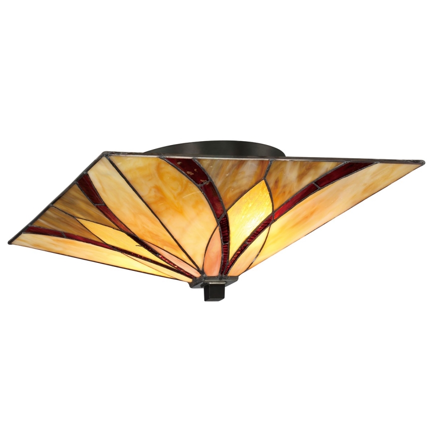 Elstead - Deckenleuchte Tiffany ASHEVILLE 2xE27/60W/230V