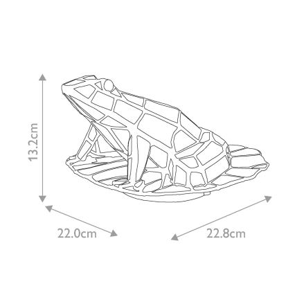 Elstead - Dekorative LED-Leuchte TIFFANY 1xG9/3W/12V Frosch