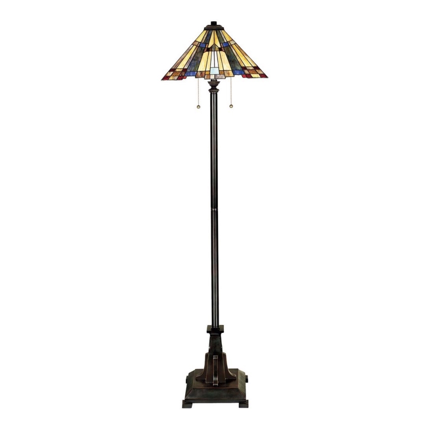 Elstead QZ-INGLENOOK-FL - Stehlampe INGLENOOK 2xE27/60W/230V