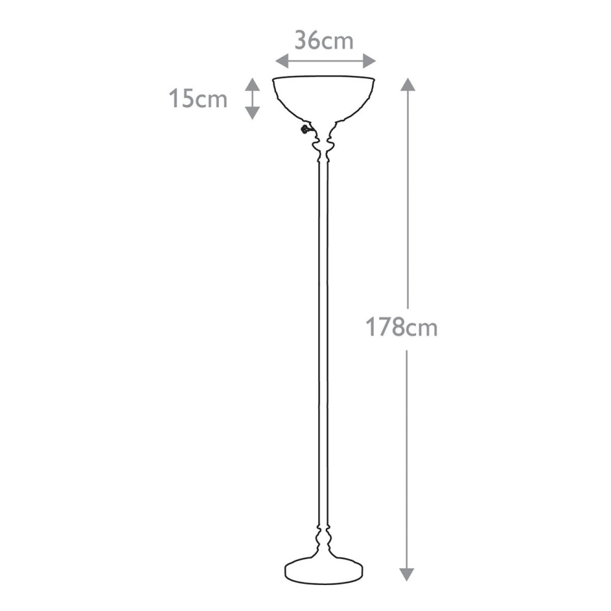 Elstead - Tiffany-Stehleuchte KAMI 1xE27/100W/230V