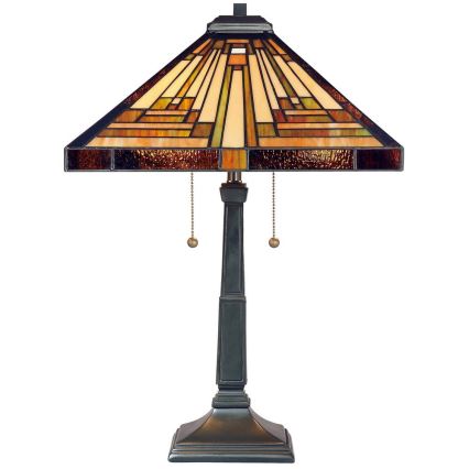 Elstead - Tiffany-Tischleuchte STEPHEN 2xE27/60W/230V