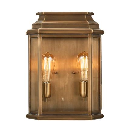 Elstead - Outdoor-Wandleuchte ST MARTINS 2xE27/60W/230V IP44 kupfern
