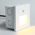 Emithor 70414 - LED Treppenleuchte mit Sensor SUNNY LED/1W/230V 4000K Weiß