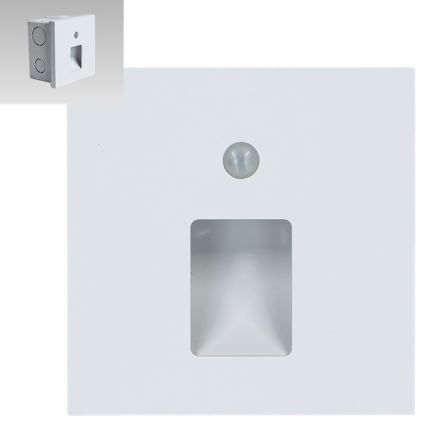 Emithor 70420 - LED Treppenleuchte mit Sensor VIX LED/1W/230V 4000K Weiß