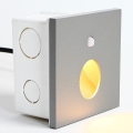 Emithor 70434 - LED Treppenleuchte mit Sensor OLIVE LED/1W/230V 4000K grau