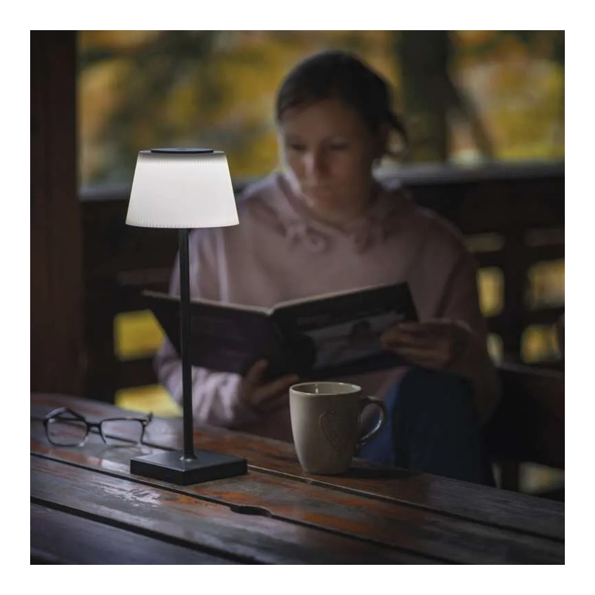 Dimmbare wiederaufladbare LED-Lampe KATIE LED/4W/10V 1800mAh IP44 CRI 90 schwarz