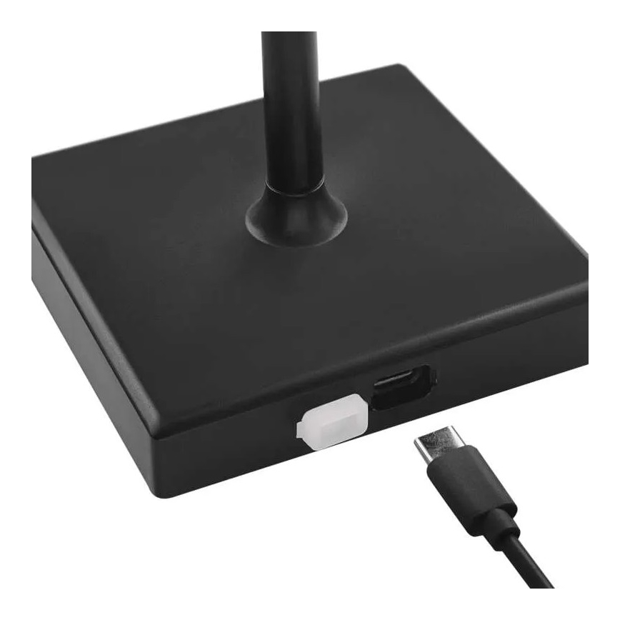 Dimmbare wiederaufladbare LED-Lampe KATIE LED/4W/10V 1800mAh IP44 CRI 90 schwarz