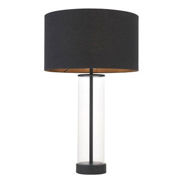 Endon 100440 - Dimmbare Tischlampe LESSINA 1xE27/10W/230V schwarz
